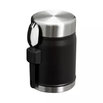 Recipiente térmico STANLEY The Legendary Food Jar + Spork 0,4L preto 2.0