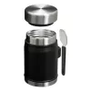 Recipiente térmico STANLEY The Legendary Food Jar + Spork 0,4L preto 2.0