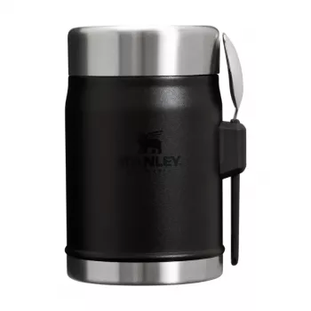 Recipiente térmico STANLEY The Legendary Food Jar + Spork 0,4L preto 2.0