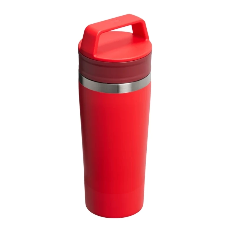 Copo térmico STANLEY The Café-To-Go Travel Mug 0,47L vermelho-escuro