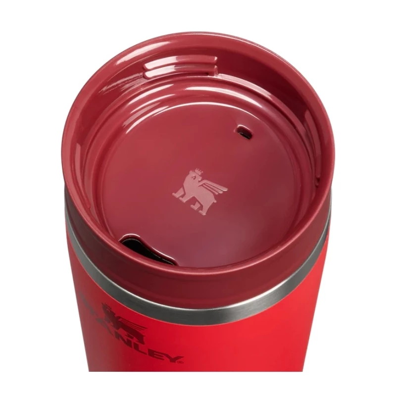 Copo térmico STANLEY The Café-To-Go Travel Mug 0,47L vermelho-escuro
