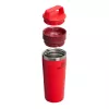 Copo térmico STANLEY The Café-To-Go Travel Mug 0,47L vermelho-escuro