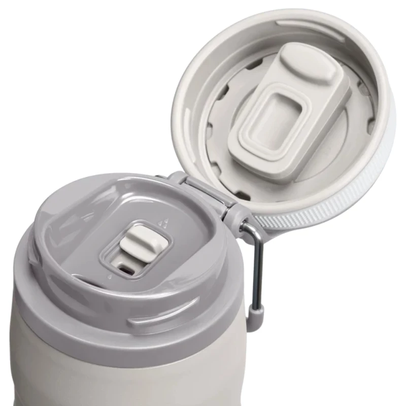Garrafa térmica STANLEY The IceFlow Bottle Twist Flip 0,47L cinzento-claro