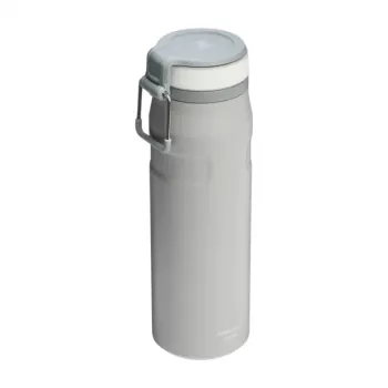 Garrafa térmica STANLEY The IceFlow Bottle Twist Flip 0,71L cinzento-claro