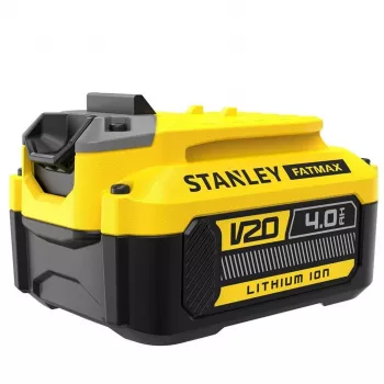 Conjunto duplo STANLEY V20 18V com bateria – aparafusadora de impacto sem escovas SFMCD716 + rebarbadora angular sem escovas SFMCG400, baterias de 2.0Ah e 4.0Ah, carregador, saco macio