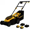 Corta-relvas a bateria STANLEY V20 36V (2x18V) preto/amarelo, 2x baterias de iões de lítio 4,0 Ah