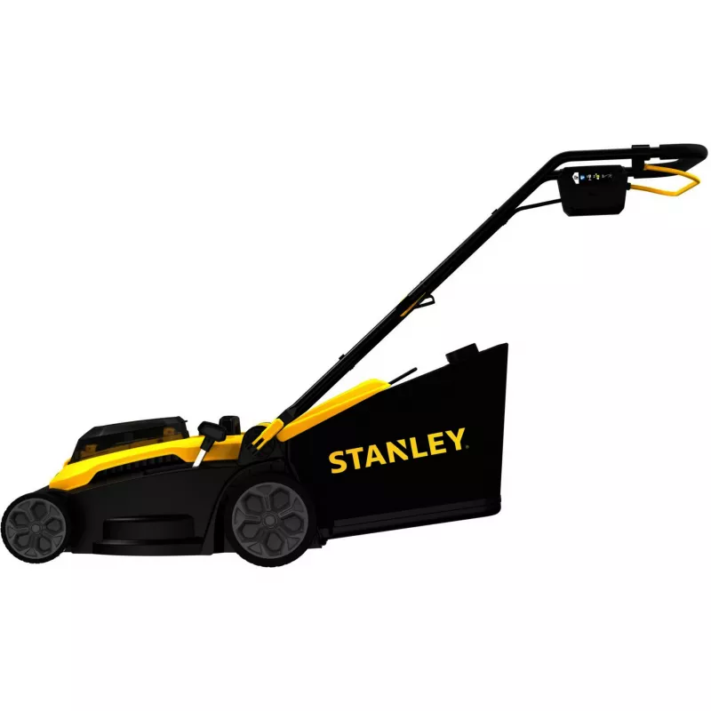 Corta-relvas a bateria STANLEY V20 36V (2x18V) preto/amarelo, 2x baterias de iões de lítio 4,0 Ah