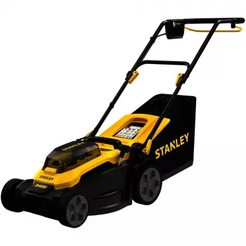 Corta-relvas a bateria STANLEY V20 36V (2x18V) preto/amarelo, 2x baterias de iões de lítio 4,0 Ah