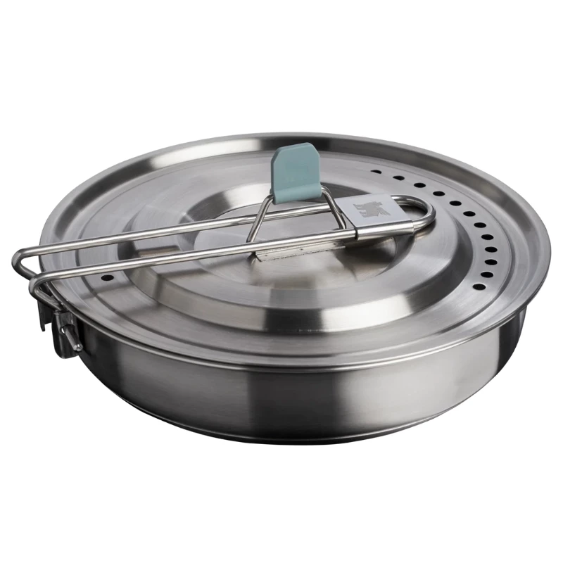 STANLEY Wildfare Core conjunto de frigideiras 0,94L conjunto de utensílios de cozinha de campismo de 4 peças azul-cinzento/cinzento-escuro