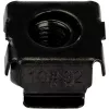 StarTech.com porcas de gaiola 10-32 para racks de servidor - pack de 50, preto, conforme TAA