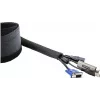 Organizador de cabos StarTech.com de 3 m com fecho de velcro, gestão de cabos / passagem de cabos - preto - 3 m