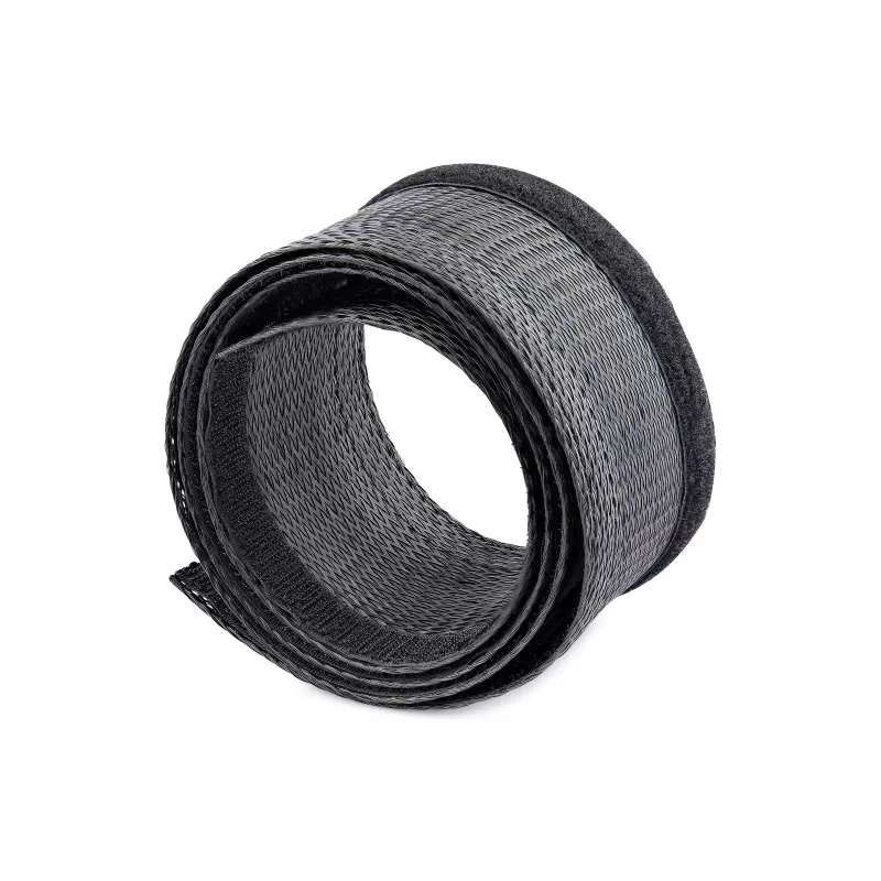 Organizador de cabos StarTech.com de 3 m com fecho de velcro, gestão de cabos / passagem de cabos - preto - 3 m
