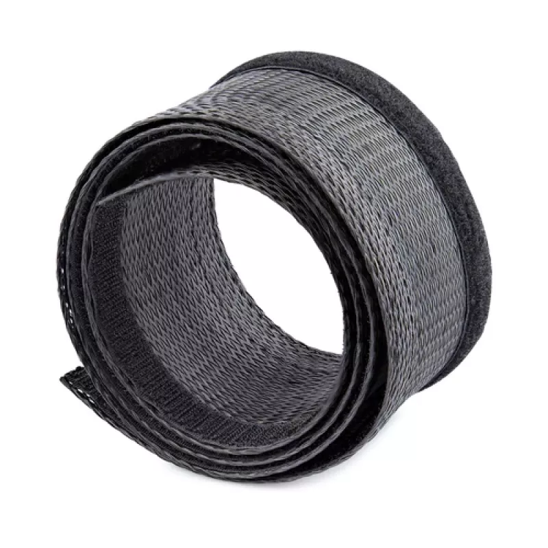 Organizador de cabos StarTech.com de 3 m com fecho de velcro, gestão de cabos / passagem de cabos - preto - 3 m