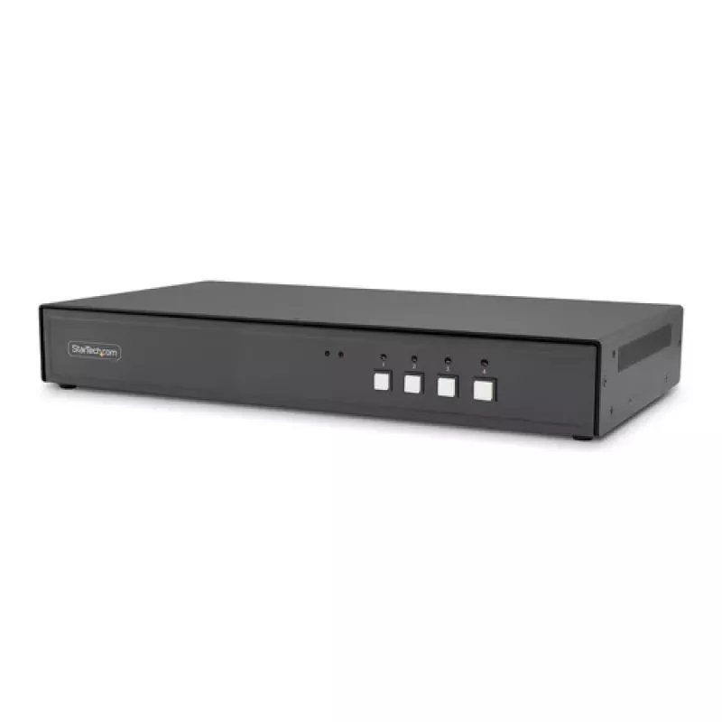 StarTech.com CK4-HP104C Comutador KVM seguro de 4 portas com áudio e USB, TAA