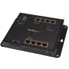 StarTech.com switch industrial gerido Gigabit Ethernet PoE+ de 8 portas com 2 portas SFP - montagem na parede com acesso frontal
