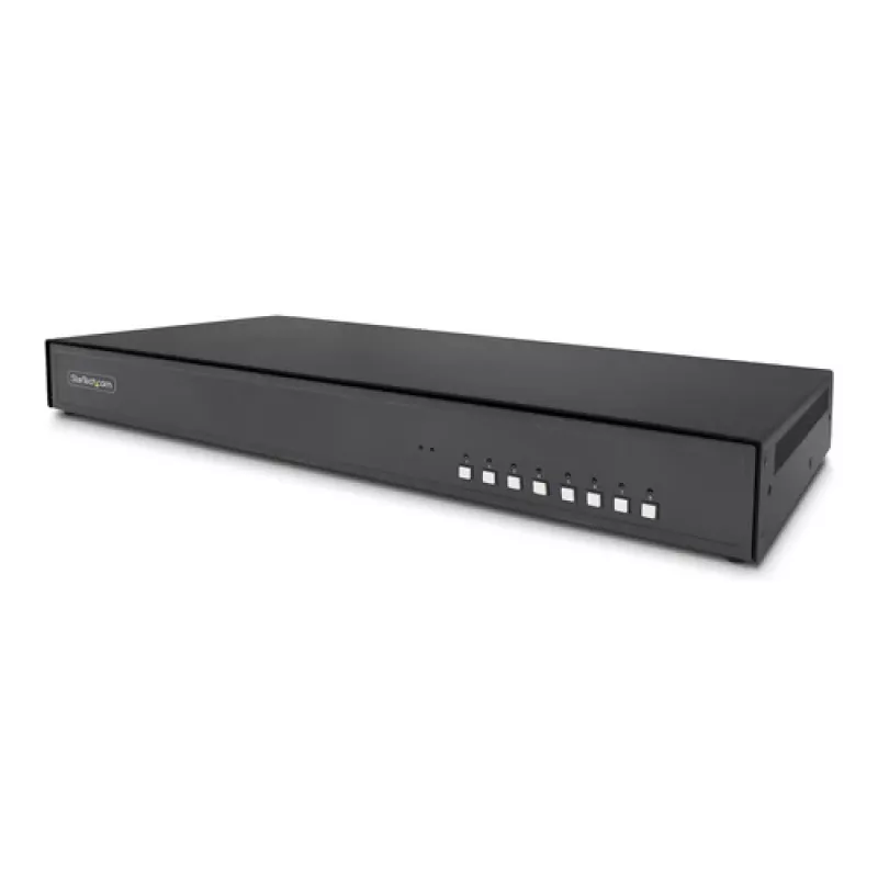 StarTech.com KVM Switch seguro de 8 portas com DisplayPort 4K, compatível com TAA, NIAP PP4.0, monitor duplo