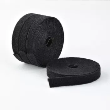Rolo de fita de velcro StarTech.com - 4,6 m - Preto (pack de 4)