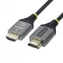Cabo HDMI Premium High Speed com Ethernet StarTech.com - 2m - 4K 60Hz - preto e prateado