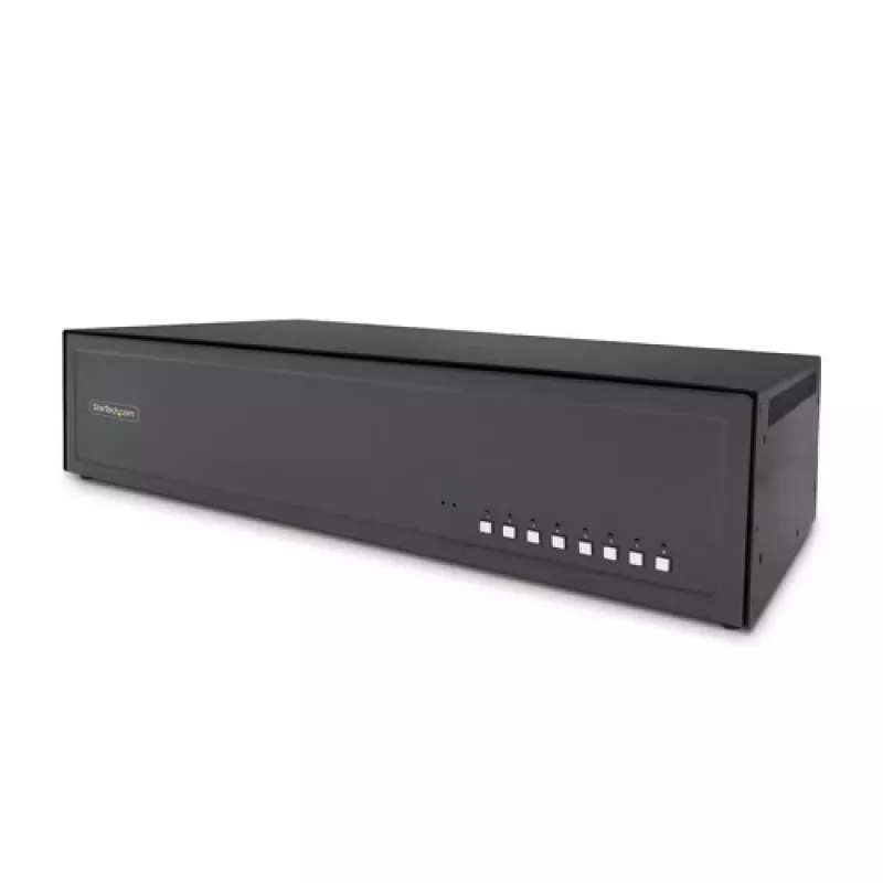 StarTech.com KVM Switch seguro de 8 portas - 8 x KVM - montagem em rack