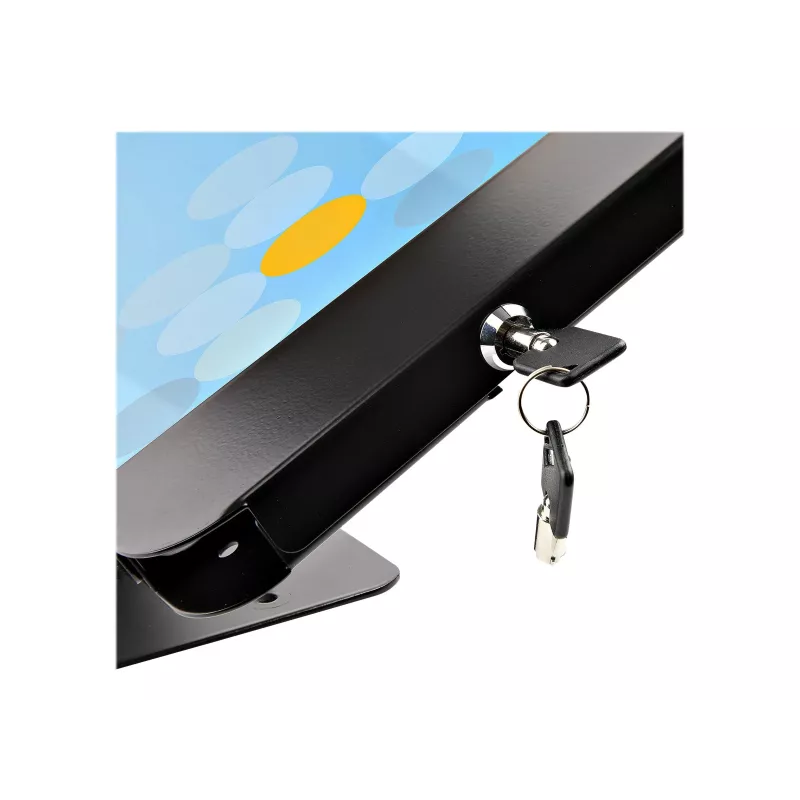 Suporte seguro para tablet StarTech.com – suporte universal antirroubo para tablets até 10,5 polegadas, slot K bloqueável para secretária, montagem VESA, suporte de parede – suporte seguro para tablet POS (SECTBLTPOS2)