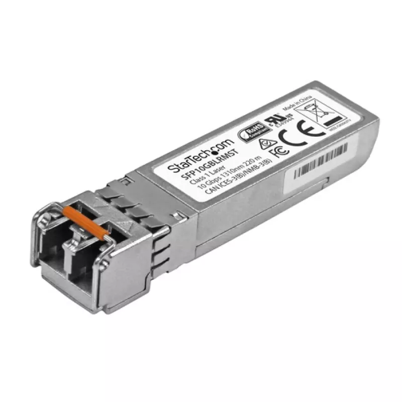 StarTech.com SFP-10GBASE-LRM-ST Módulo Transceptor SFP+, 10GBase-LRM, Compatível com Cisco, Fibra Ótica, 1310nm, LC Multimodo, DDM