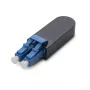 StarTech.com adaptador loopback de fibra ótica LC/UPC monomodo compatível com TAA (azul)