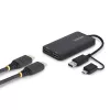 Adaptador StarTech.com 107B-USB-HDMI-2 USB 3.0 para HDMI duplo, USB-A/USB-C, 1x 4K30 + 1x 1080p