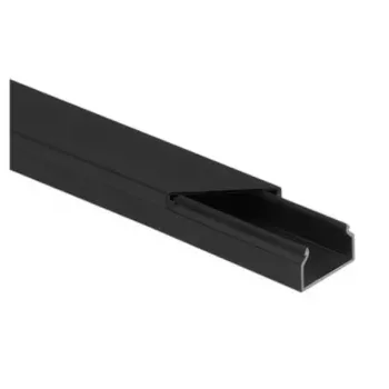 STASIŃSKI CLS 25x16 calha de cabos preta 2m (pack de 10) - calha de instalação elétrica