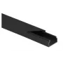 STASIŃSKI CLS 25x16 calha de cabos preta 2m (pack de 10) - calha de instalação elétrica