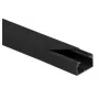 STASIŃSKI CLS 40x25 Conjunto de canal de instalação elétrica preto 2m (pack de 10)