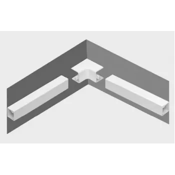 Curva interior STASIŃSKI para canal de instalação elétrica 25x18 mm branca