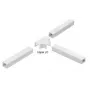 STASIŃSKI SP. Z O.O. LO 14x14 Derivador de PVC branco para calha de instalação elétrica 14x14 mm, 1 unid.