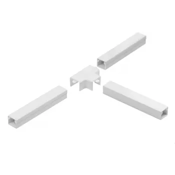 STASIŃSKI SP. Z O.O. LO 35x18 derivação em T branca para calha de cabos 35x18 mm