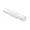 STASIŃSKI ZCL-32 Conector reto para tubo flexível, 32 mm, branco