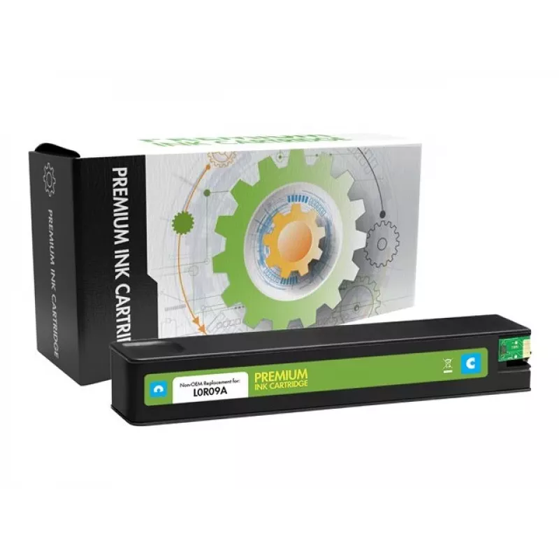 Tinteiro de tinta STATIC compatível com HP 981XL ciano recondicionado 10.000 páginas