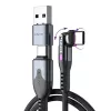 STATIK PowerPivot Pro Cabo de nylon entrançado, USB-C para USB-C, 1m, preto