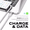 STATIK PowerPivot Pro Cabo Nylon Entrançado, USB-C para USB-C, 3m, Branco