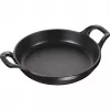 Forma redonda para forno e gratinar Staub 16 cm 0,4 L ferro fundido preto