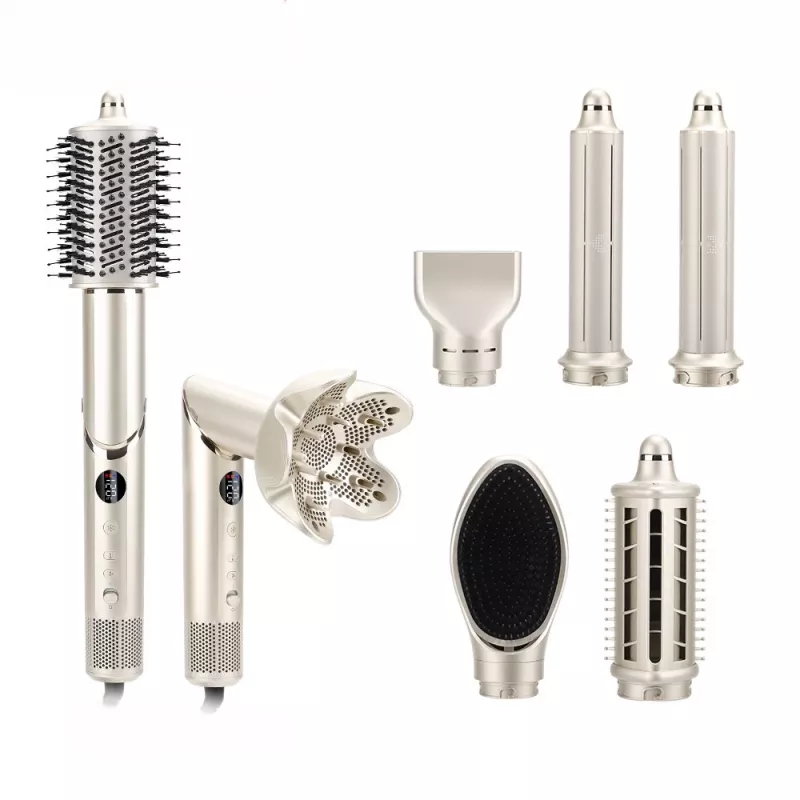 StayBeauty da Extralink M-17959L modelador de ar quente dobrável 8 em 1 com ionização, 1400W, 8 acessórios, conjunto de styling
