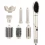 StayBeauty da Extralink M-17959L modelador de ar quente dobrável 8 em 1 com ionização, 1400W, 8 acessórios, conjunto de styling
