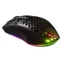 SteelSeries Aerox 3 rato ótico sem fios para gaming - 18000 CPI, 80 M de cliques, RGB, Onyx - Recondicionado