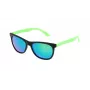 Óculos de sol retangulares de homem STING SS654154U28V - armação preta, lentes cinzentas 56/17/140 mm