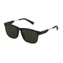 Óculos de sol STING unissexo SST384-550703, armação em acetato, lentes de policarbonato, proteção UV400, 55/16/140 mm