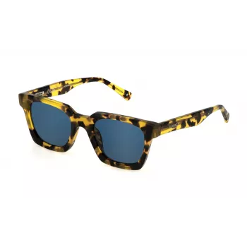 STING SST476-490781 Óculos de Sol Retangulares Unissexo - Lentes Cinzentas - Armação de Acetato