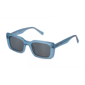 Óculos de sol STING SST477-510939 unissexo, armação preta, lentes cinzentas, 51/21/140 mm
