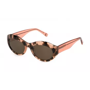 Óculos de sol mulher Sting SST479-5207TB castanho tartaruga degradê 52mm