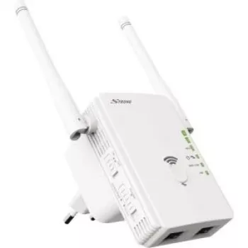 Strong Universal Repeater 300 - extensor de alcance Wi-Fi - 2 portas - 100Mb LAN - Wi-Fi - 2,4 GHz