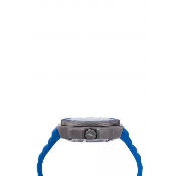 Relógio de mergulho automático de homem STRUMENTO MARINO SM129S-TTBNBL 46 mm mostrador azul bracelete de silicone