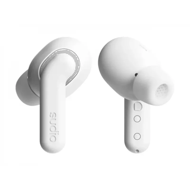 Sudio E4 Pro auriculares sem fios, Bluetooth 6.0, Cloud White