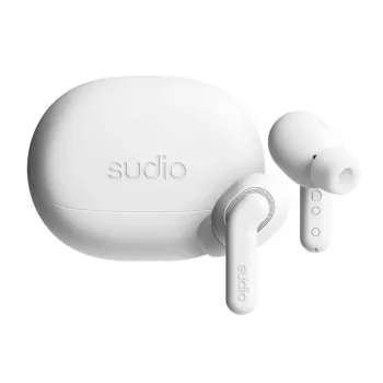 Sudio E4 Pro auriculares sem fios, Bluetooth 6.0, Cloud White